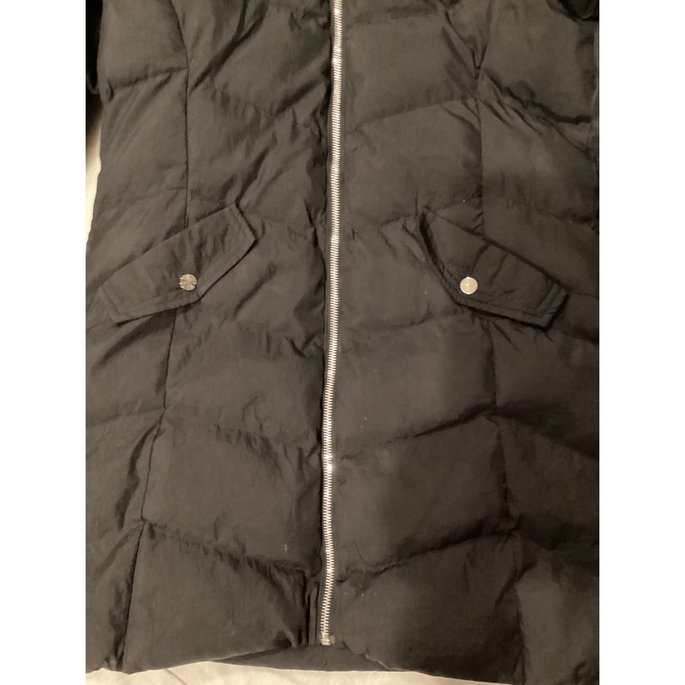 The North Face Womens Black Quilted Long Puffer Parka Hooded Jacket 3XL - Picture 3 of 12